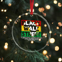 Black Wall Street Crystal Glass Ornament Tulsa Black History Month Africa Map