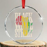 Black Wall Street Crystal Glass Ornament Tulsa Oklahoma Black History Month Africa Map