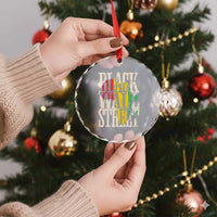 Black Wall Street Crystal Glass Ornament Tulsa Oklahoma Black History Month Africa Map