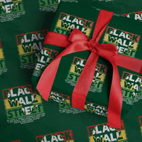 Black Wall Street Wrapping Paper Roll Tulsa Black History Month Africa Map