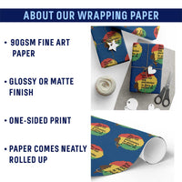Black Woman Empowerment Wrapping Paper Roll The Sun Does Not Ask Permission To Shine - Wonder Print Shop