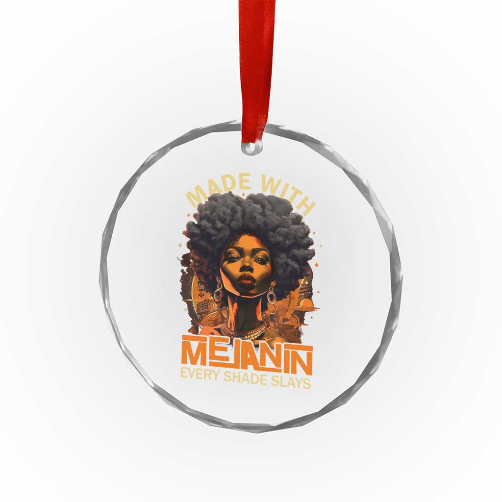 Black Women Crystal Glass Ornament Melanin Juneteenth Black History - Wonder Print Shop