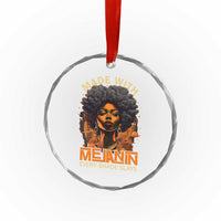 Black Women Crystal Glass Ornament Melanin Juneteenth Black History - Wonder Print Shop