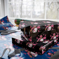 Black Women Fight Breast Cancer Awareness Wrapping Paper Roll Pink Ribbon African American