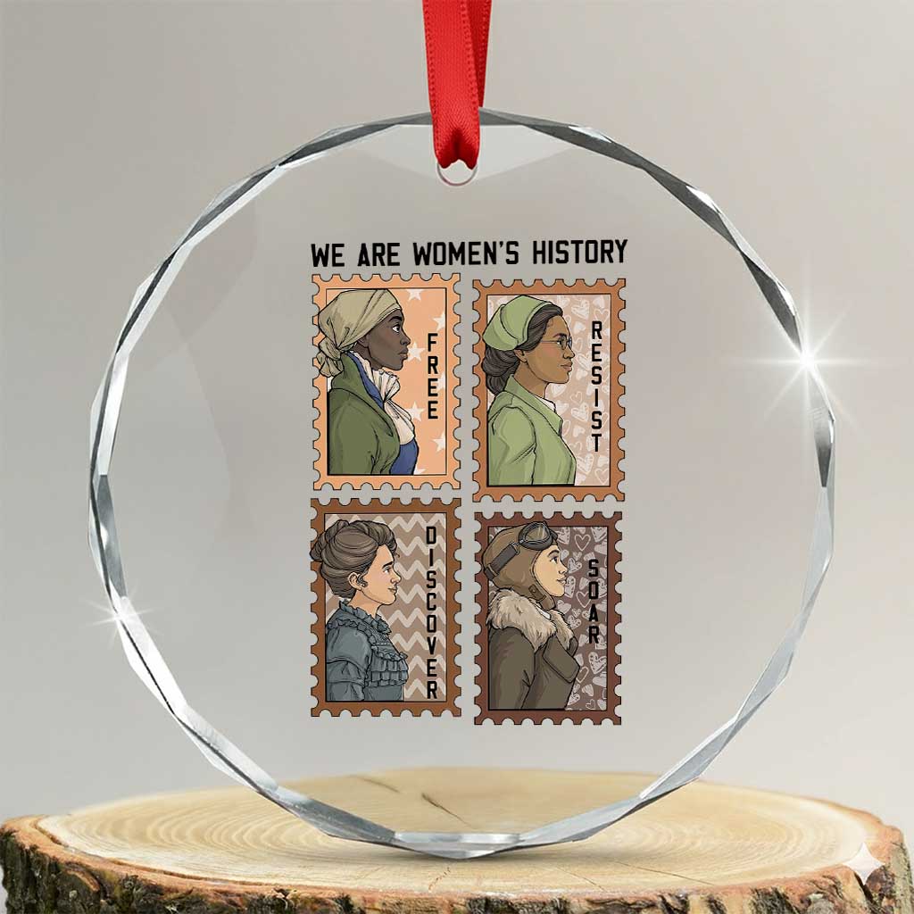 Black Women History Leaders Crystal Glass Ornament Womens History Month