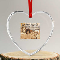Black Women Leaders Heart Crystal Glass Ornament Harriet Tubman Shirley Fannie Hamer Sojourner Truth Black History Month