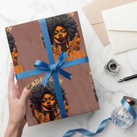 Black Women Wrapping Paper Roll Melanin Juneteenth Black History - Wonder Print Shop