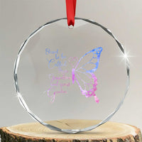 Blessed to Be Called Mom Grandma Great Grandma Crystal Glass Ornament Mama Butterfly Mother's Day Gift