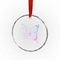 Blessed to Be Called Mom Grandma Great Grandma Crystal Glass Ornament Mama Butterfly Mother's Day Gift