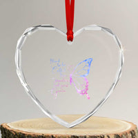 Blessed to Be Called Mom Grandma Great Grandma Heart Crystal Glass Ornament Mama Butterfly Mother's Day Gift