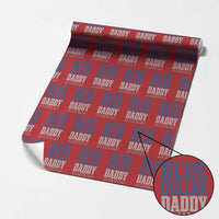 Blue Collar Daddy Dirty Hands Busy Nights Wrapping Paper Roll Funny Father's Day Gifts