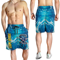 Blue Shark Cape Verde Football Shorts for Men First World Cup 2026 - Wonder Print Shop