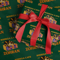 Bodega Cats for Zohran Wrapping Paper Roll New York Mamdani Supporter Mayor Cute Cat - Wonder Print Shop