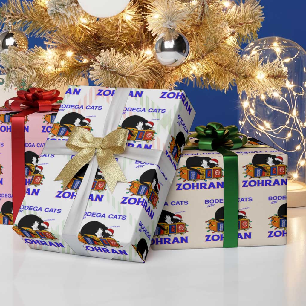 Bodega Cats of New York Wrapping Paper Roll Funny Cat NYC Christmas - Wonder Print Shop