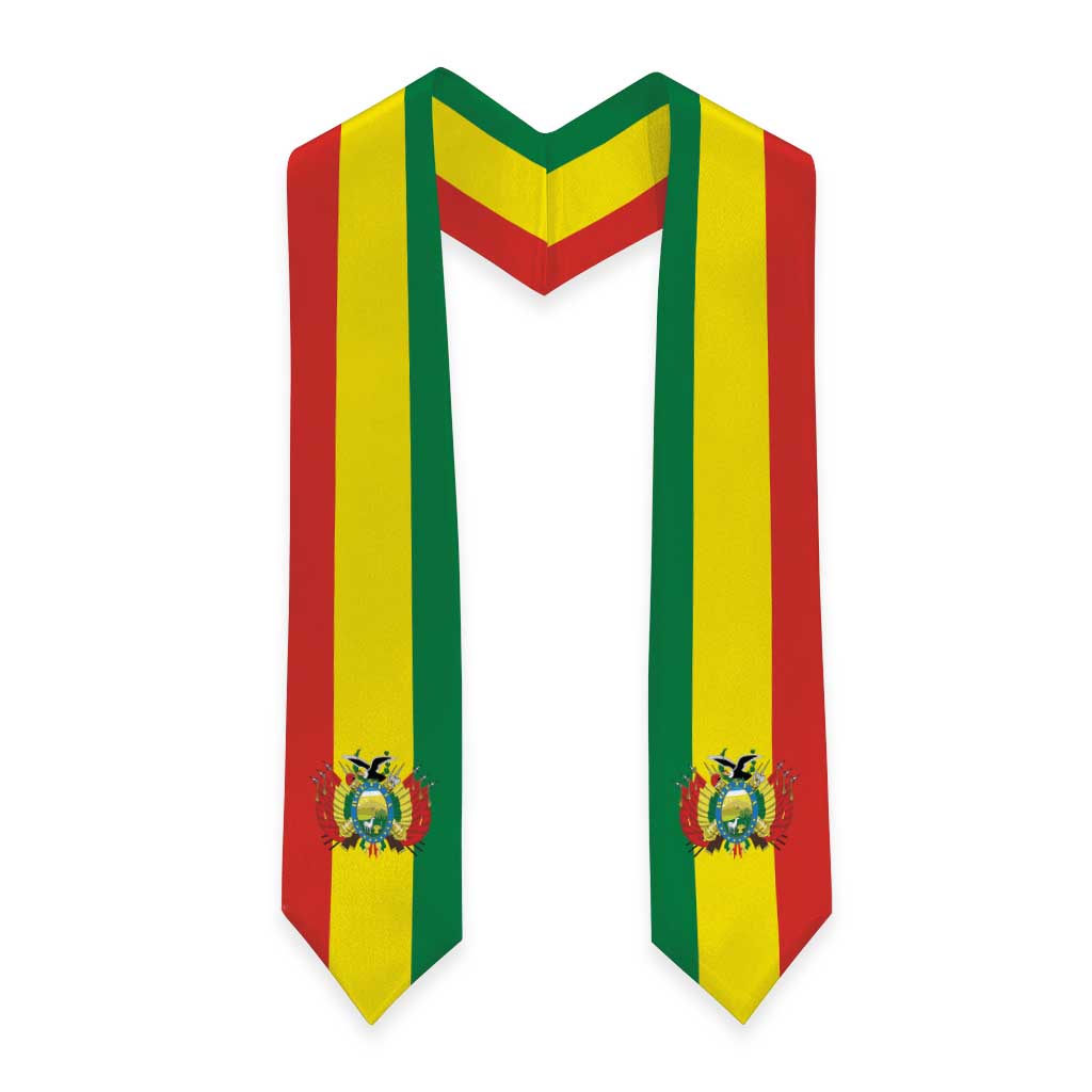 Bolivia Graduation Stole Flag Style