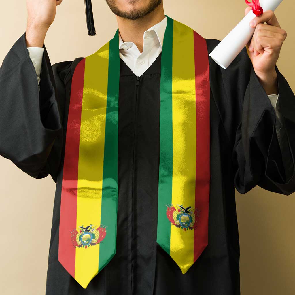 Bolivia Graduation Stole Flag Style