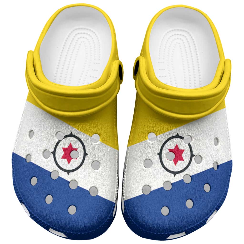 Bonaire Clogs Shoes Heritage Palette Flag-Inspired - Wonder Print Shop