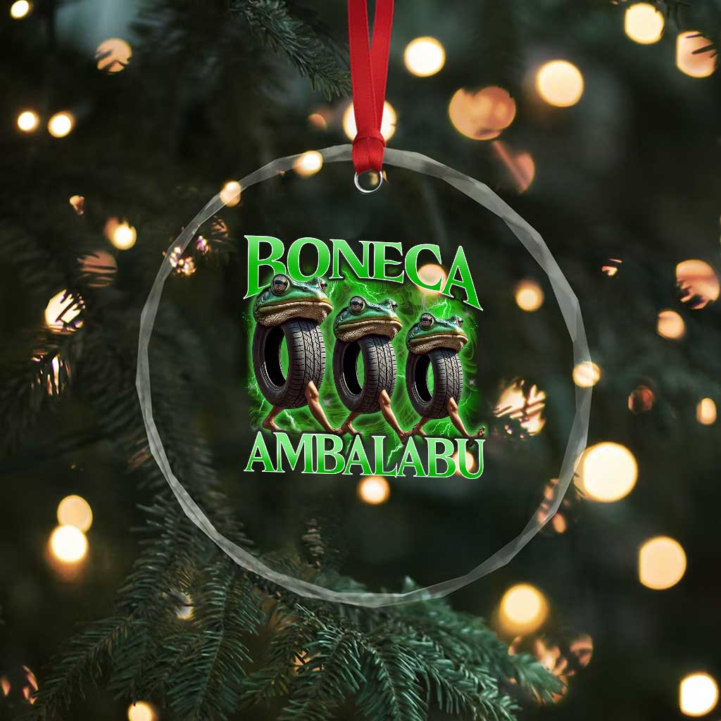 Boneca Ambalabu Frog Crystal Glass Ornament Funny Internet Brainrot Memes Gen Alpha - Wonder Print Shop