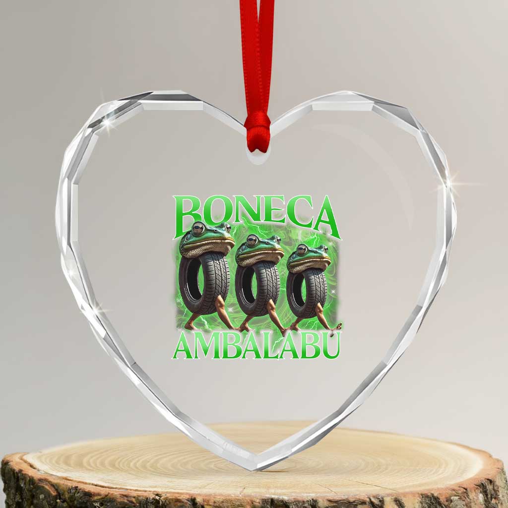Boneca Ambalabu Frog Heart Crystal Glass Ornament Funny Internet Brainrot Memes Gen Alpha - Wonder Print Shop