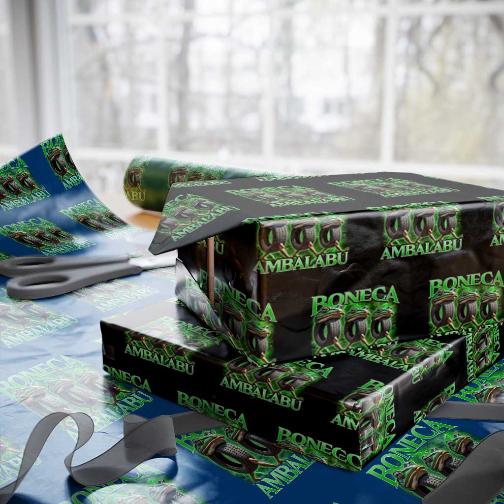 Boneca Ambalabu Frog Wrapping Paper Roll Funny Internet Brainrot Memes Gen Alpha - Wonder Print Shop