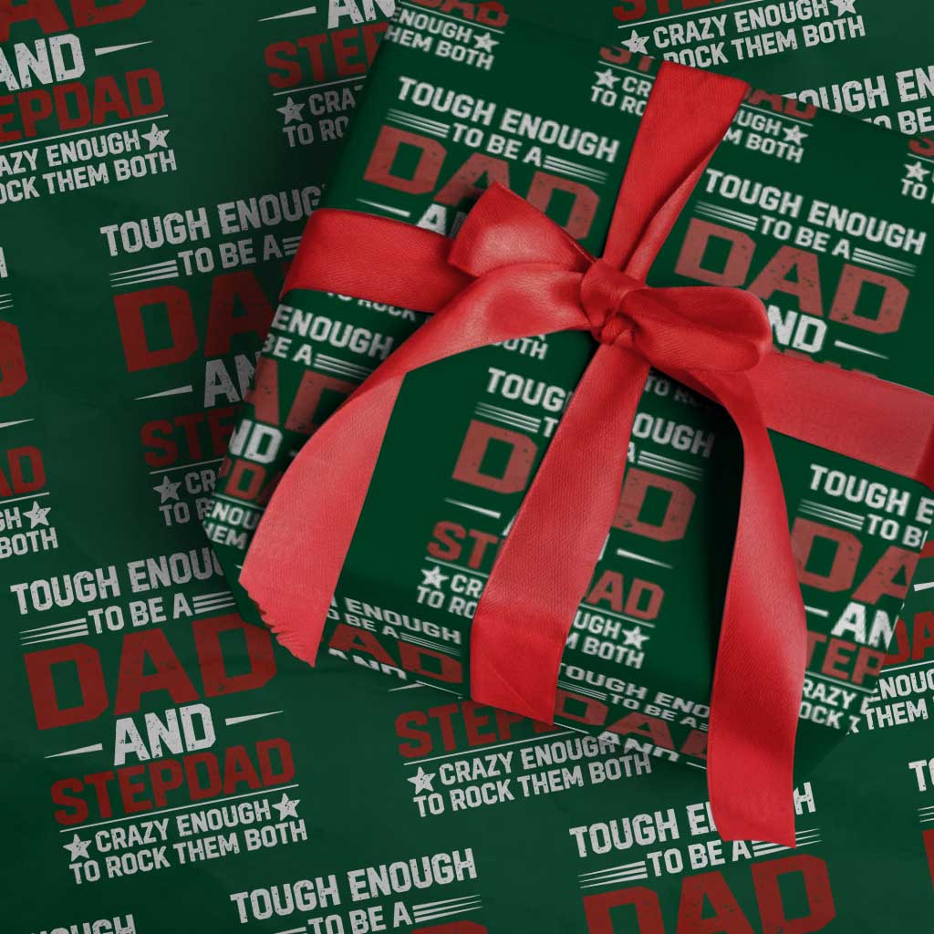 Bonus Dad Wrapping Paper Roll Dad And Stepdad Fathers Day