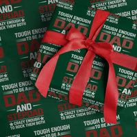 Bonus Dad Wrapping Paper Roll Dad And Stepdad Fathers Day