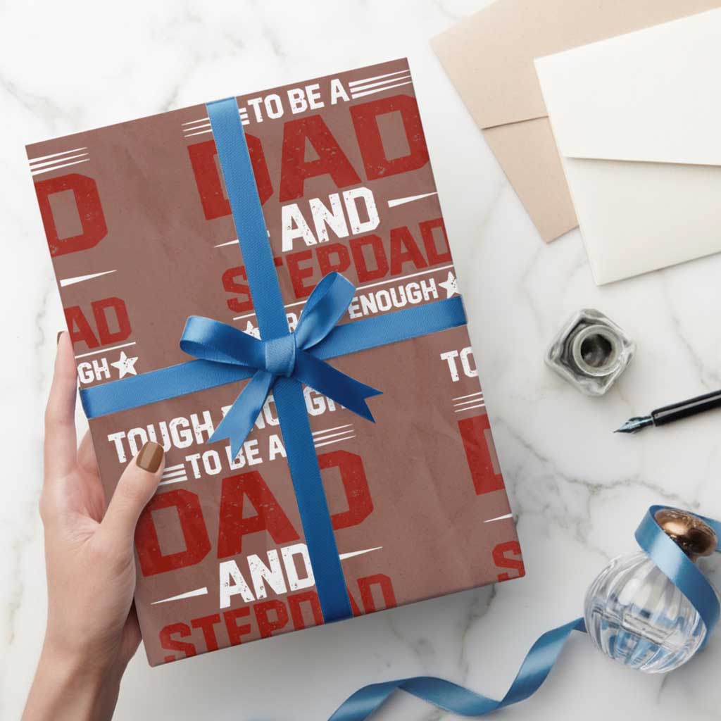 Bonus Dad Wrapping Paper Roll Dad And Stepdad Fathers Day