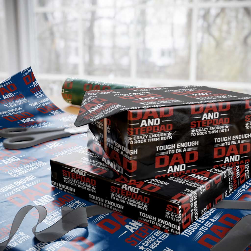 Bonus Dad Wrapping Paper Roll Dad And Stepdad Fathers Day