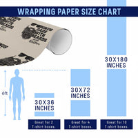 Bonus Dads With Beards Are Better Wrapping Paper Roll Retro Step Dad Fathers Day