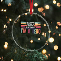 Book Lover Crystal Glass Ornament I Rescue Books - Wonder Print Shop
