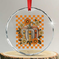 Book Pumpkin Crystal Glass Ornament Fall Halloween Book Lover Bookish Gift TS10