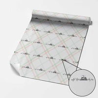 Bookaholic Heartbeat Graphic Wrapping Paper Roll Vintage Reader Lifeline Gift