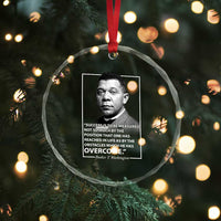 Booker Taliaferro Washington Crystal Glass Ornament Success Is To Be Measured Not So Much By The Position That One Has Reached