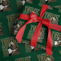Booker Taliaferro Washington Wrapping Paper Roll A Lie Doesnt Become Truth Wrong Doesnt Become Right