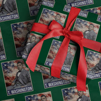 Booker Taliaferro Washington Wrapping Paper Roll African American Educator Black History Month