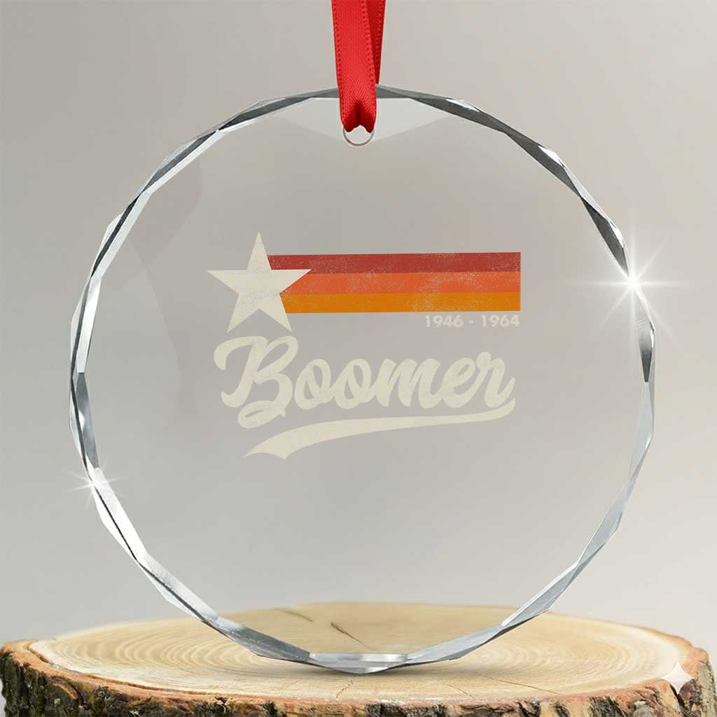 Boomers Generation Crystal Glass Ornament Vintage Retro Gift TS10