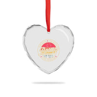 Boomers Generation Heart Crystal Glass Ornament The Man The Myth The Legend - Wonder Print Shop