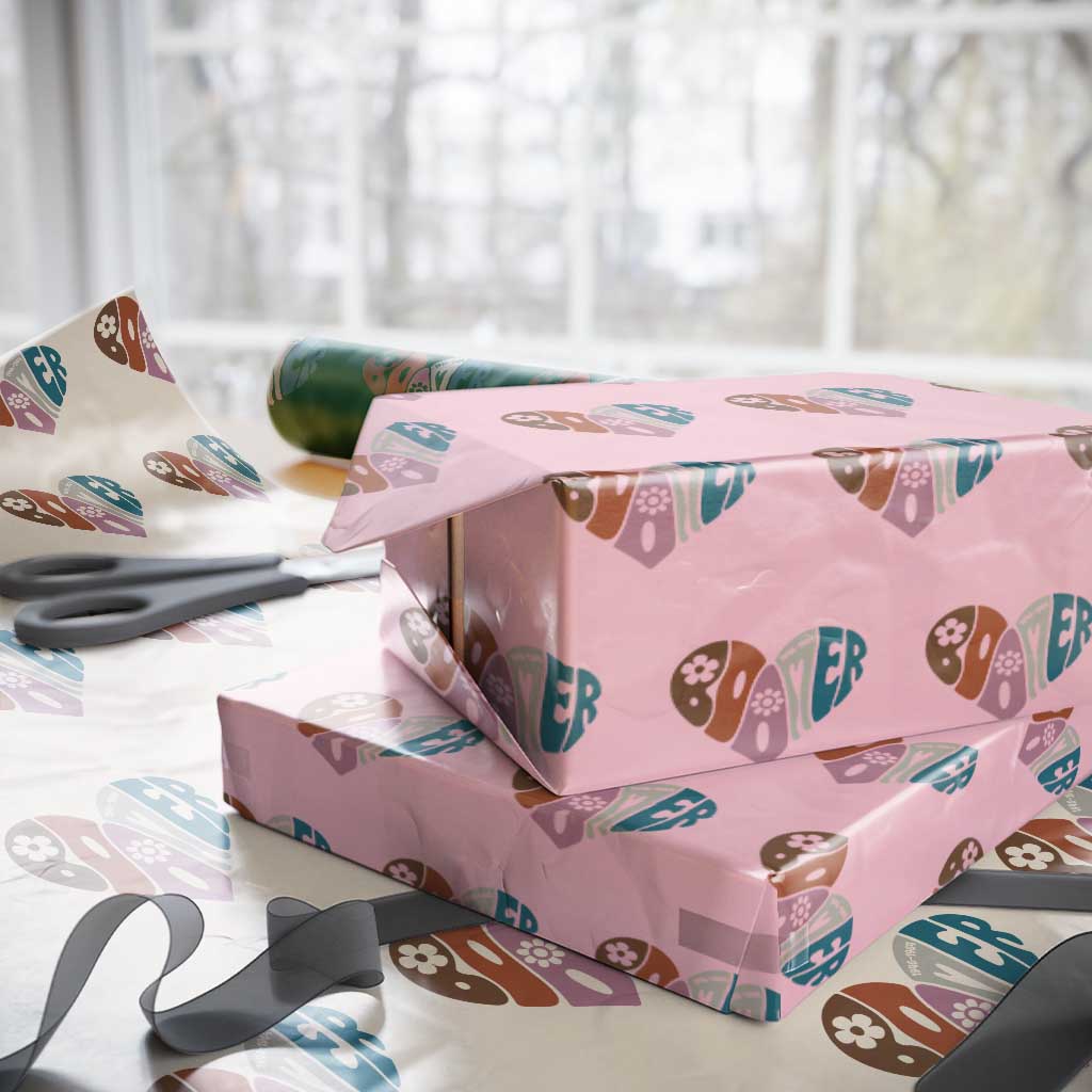 Boomers Generation Wrapping Paper Roll Vintage 40s 50s 60s Hippe Peace Love Hippy - Wonder Print Shop