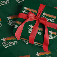 Boomers Generation Wrapping Paper Roll Vintage Retro Gift - Wonder Print Shop