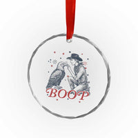 Boop Eagle Crystal Glass Ornament Western Cowboy Patriotic 4th of July