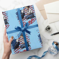 Boop Eagle Wrapping Paper Roll Western Cowgirl Patriotic USA American 4th of July