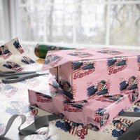 Boop Eagle Wrapping Paper Roll Western Cowgirl Patriotic USA American 4th of July