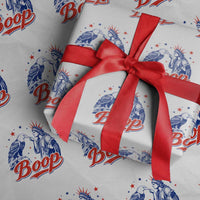 Boop Statue of Liberty and Eagle 4th of July Wrapping Paper Roll