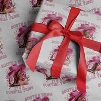 Boots and Bling Its A Cowgirl Thing Western Cowgirl Wrapping Paper Roll