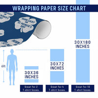 Born Lucky On St Patricks Day Wrapping Paper Roll Irish Birthday Bday Shamrock Clovers