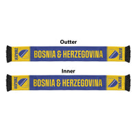 Bosnia and Herzegovina 2026 Football Soccer Scarf Go Zmajevi