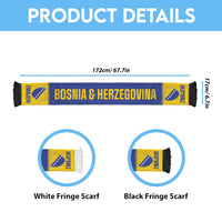 Bosnia and Herzegovina 2026 Football Soccer Scarf Go Zmajevi
