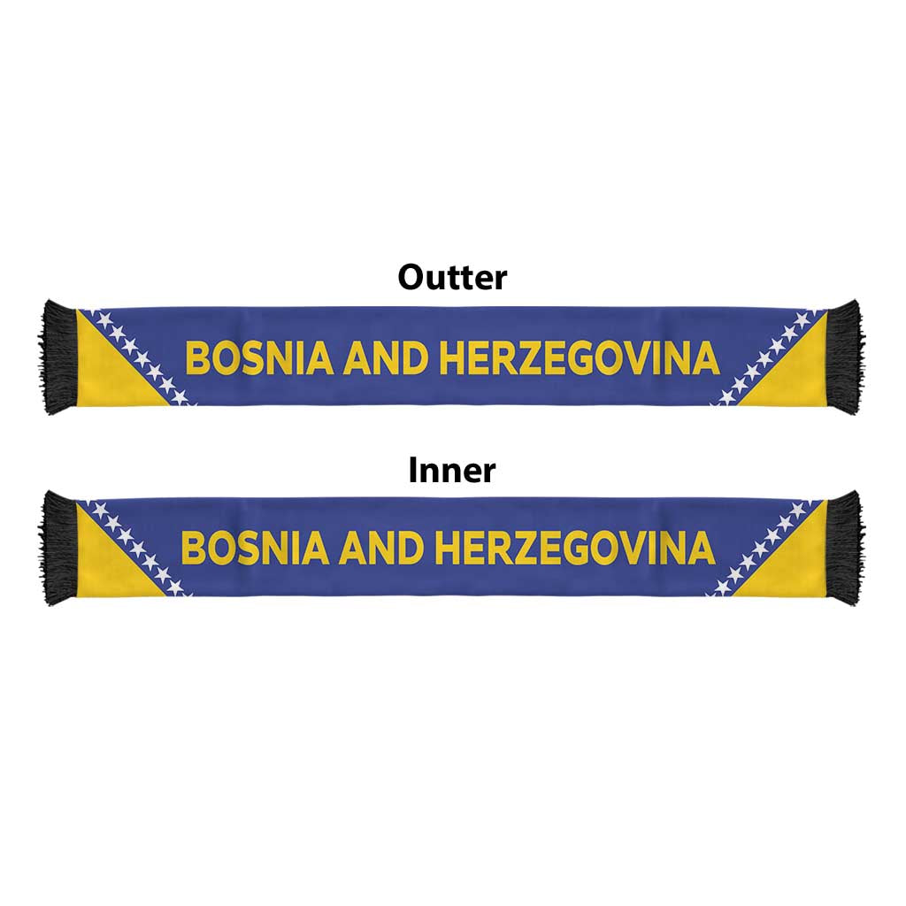 Bosnia And Herzegovina Football 2026 Soccer Scarf Flag Style