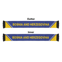 Bosnia And Herzegovina Football 2026 Soccer Scarf Flag Style