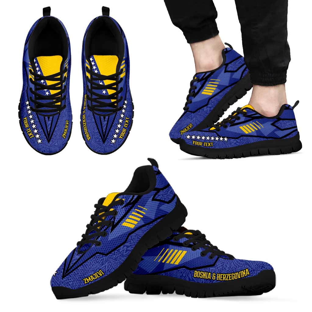 Bosnia and Herzegovina Football Nations 2026 Personalized Sneakers Sporty Pattern